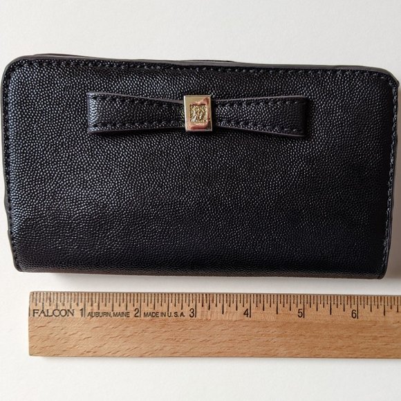 NWOT--ANNE KLEIN Black Cell Phone Wallet - Picture 4 of 11